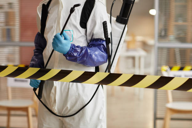 Professional Biohazard Cleanup technician working in Capitola, CA